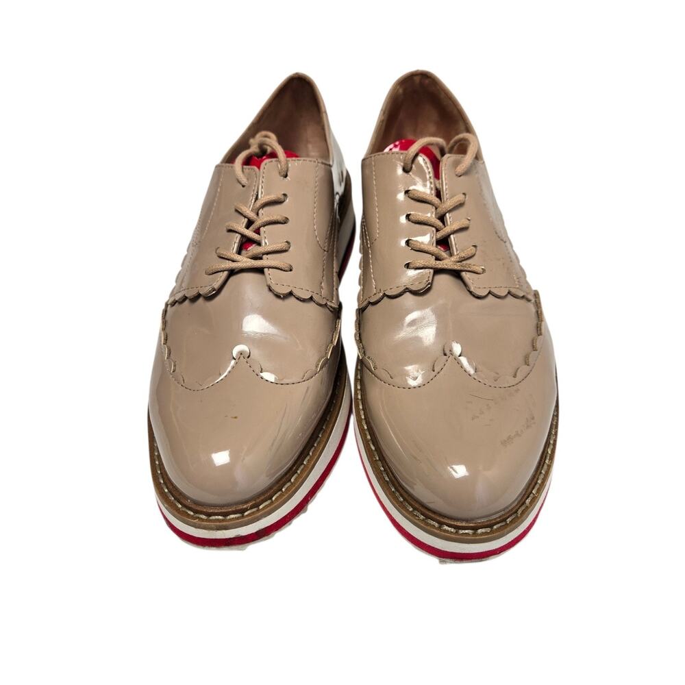 Zara Woman Oxford Patent Leather Shoes Size 39(EU) 9(US)